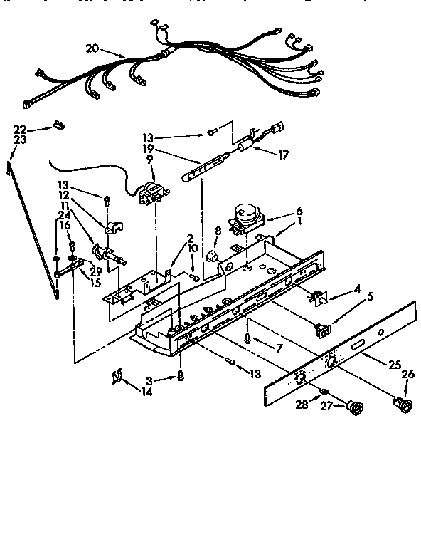 Kenmore 1068490216 control diagram