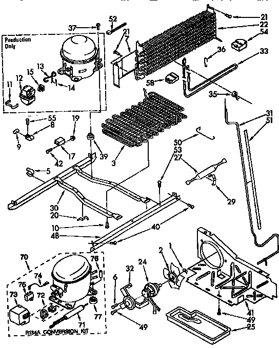 Kenmore 1069610515 unit diagram