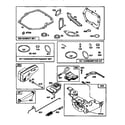 Briggs & Stratton 12H802-1571-21 air cleaner assembly and gasket set diagram