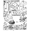 Craftsman 917270643 carburetor/air cleaner assembly and gasket set diagram