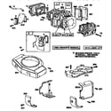 Weed Eater 440501 cylinder assembly and blower housing diagram