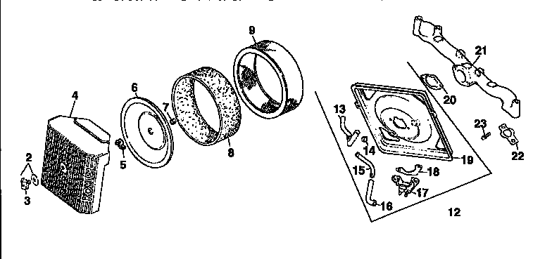 Craftsman 917258972 air intake diagram