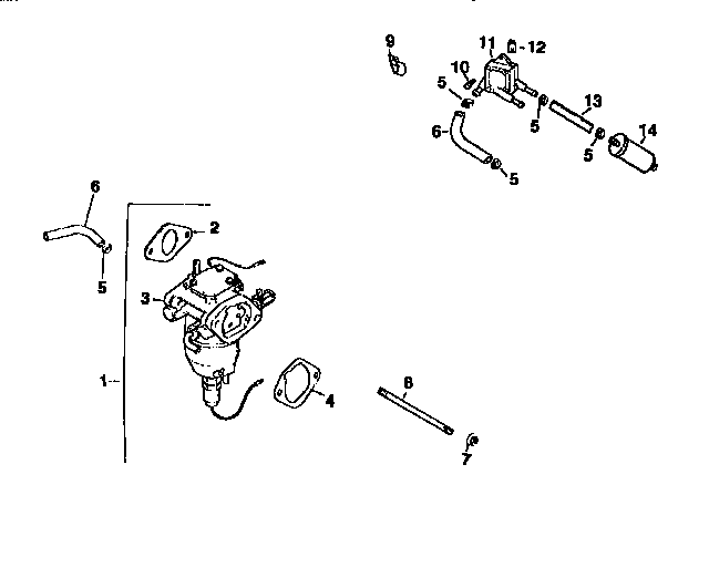 Craftsman 917258972 fuel system diagram