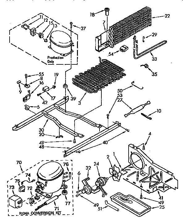 Kenmore 1069730380 unit diagram