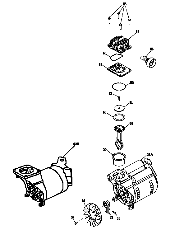 Craftsman 919165220 compressor pump diagram