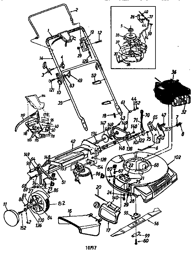 Craftsman 247376380-W/7K (1A107K) ETC lawn mower diagram