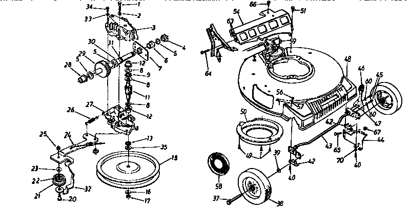 Craftsman 247376380-W/7K (1A107K) ETC mower deck diagram