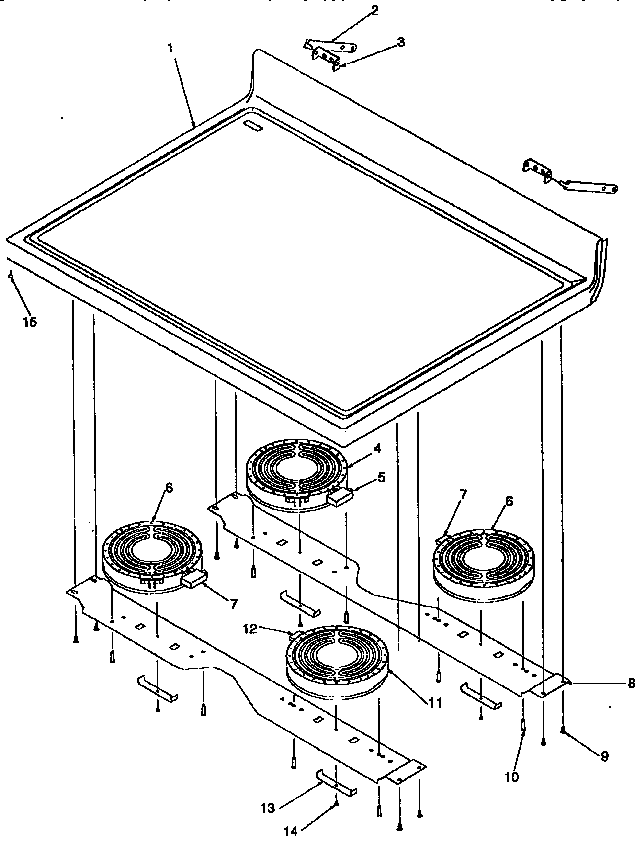 Amana ART6110W/P1143447NW main top diagram