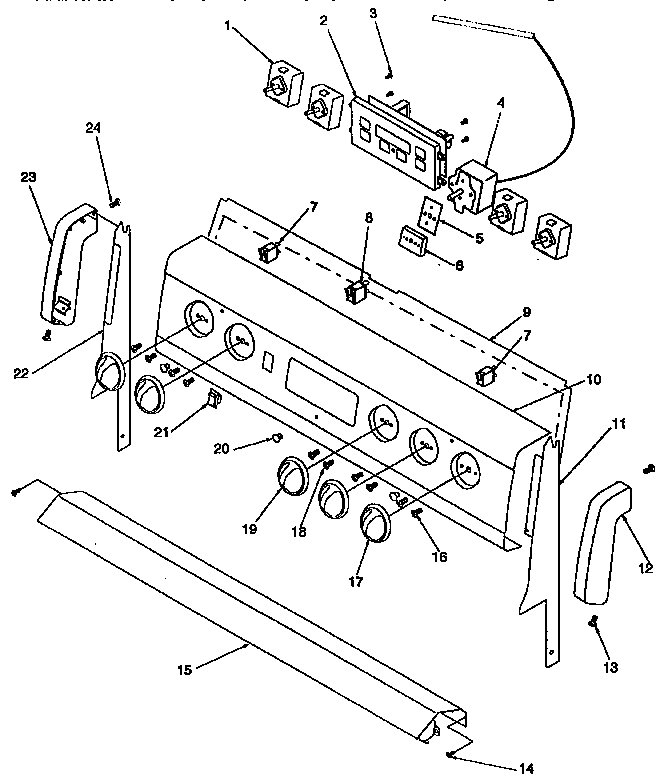 Amana ART6110W/P1143447NW backguard diagram