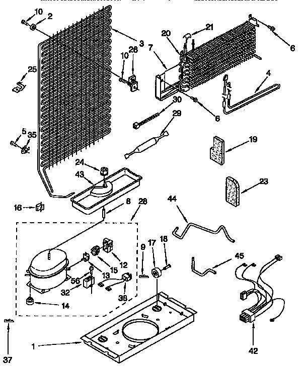 Whirlpool ET14CKXFW00 unit diagram