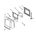 Whirlpool RBD275PDQ4 lower oven door diagram
