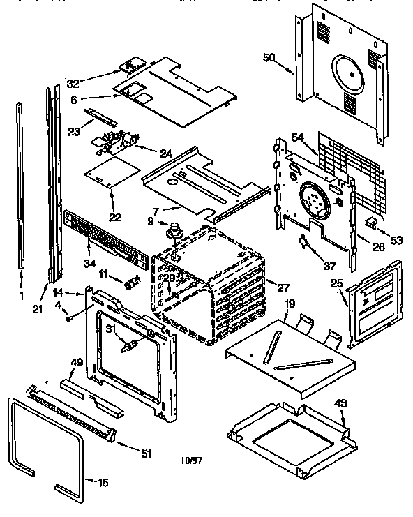 Whirlpool RBD276PDQ4 oven diagram