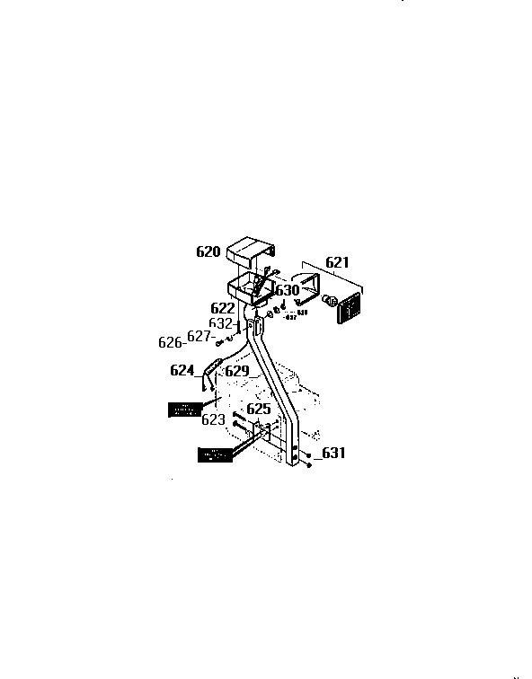 Craftsman 536886220 headlight panel assembly diagram