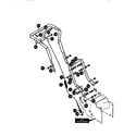 Craftsman 536884790 handle assembly diagram