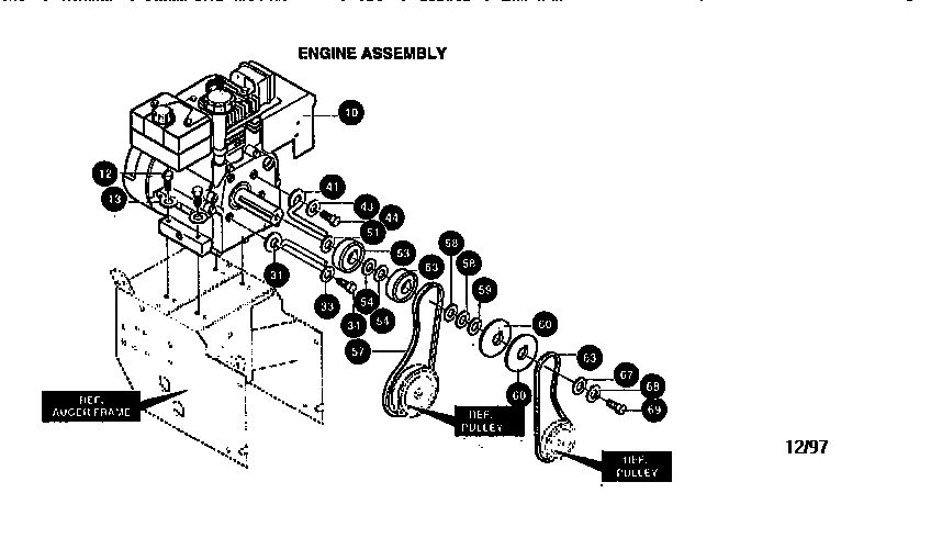 Craftsman 536888600 engine assembly diagram