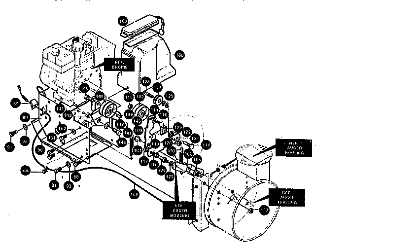 Craftsman 536888600 frame assembly diagram