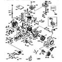 Lawn-Boy 522R (28230-7900001 & UP) engine hssk50-67259r diagram