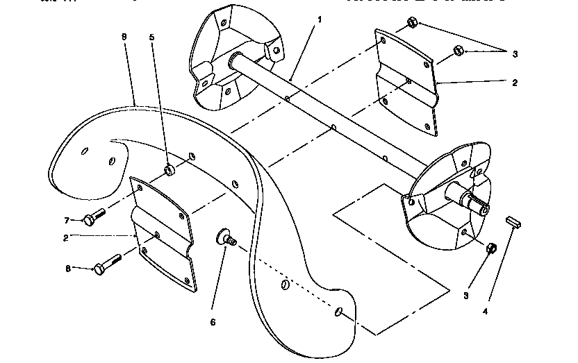 Lawn-Boy 320 (28220-8900001 & UP) rotor assembly diagram