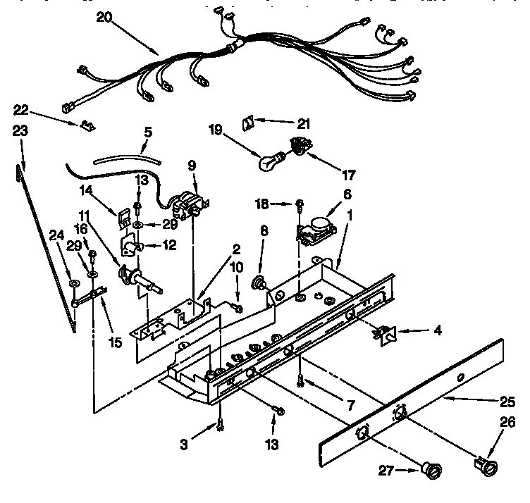 Whirlpool ED22CQXFW00 control diagram