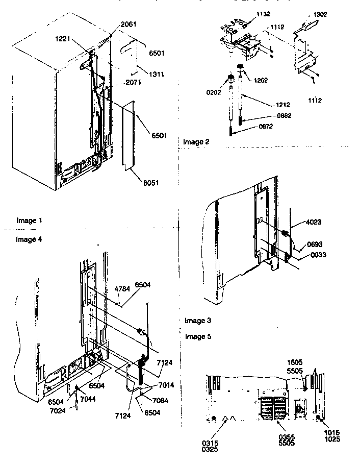 Kenmore 59657585791 cabinet back diagram