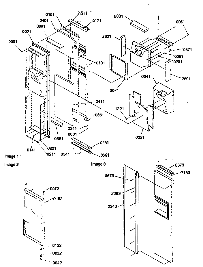 Kenmore 59657089791 freezer door diagram