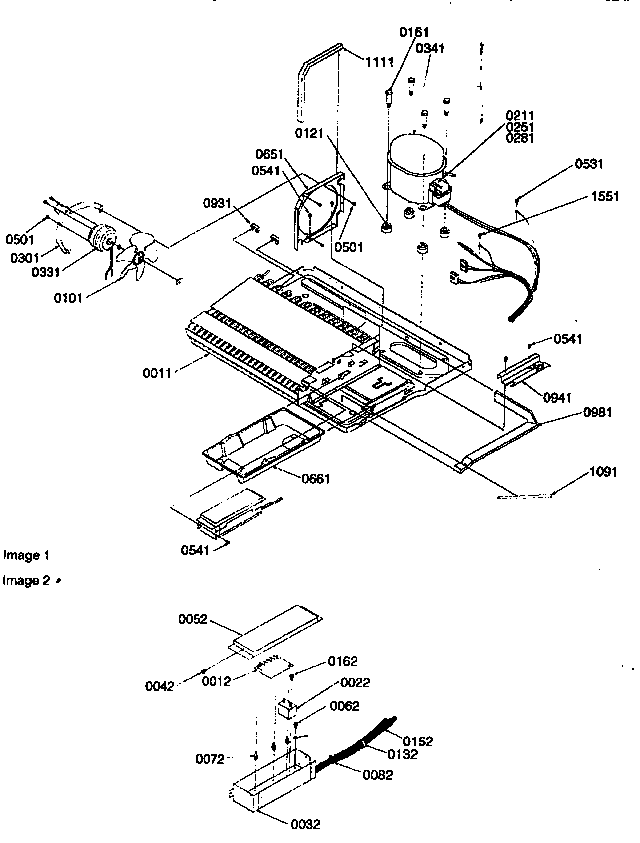 Kenmore 59657089791 machine compartment diagram