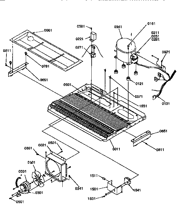 Kenmore 59657542791 machine compartment diagram