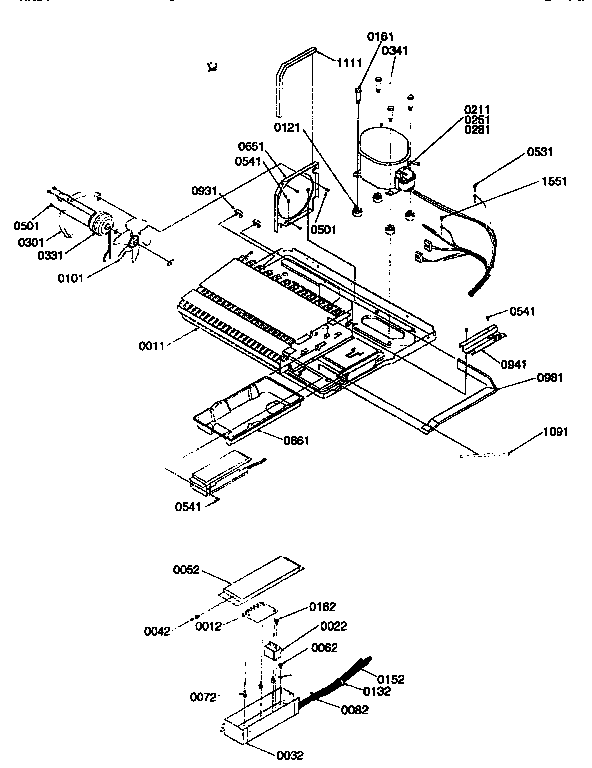Kenmore 59657087791 machine compartment diagram
