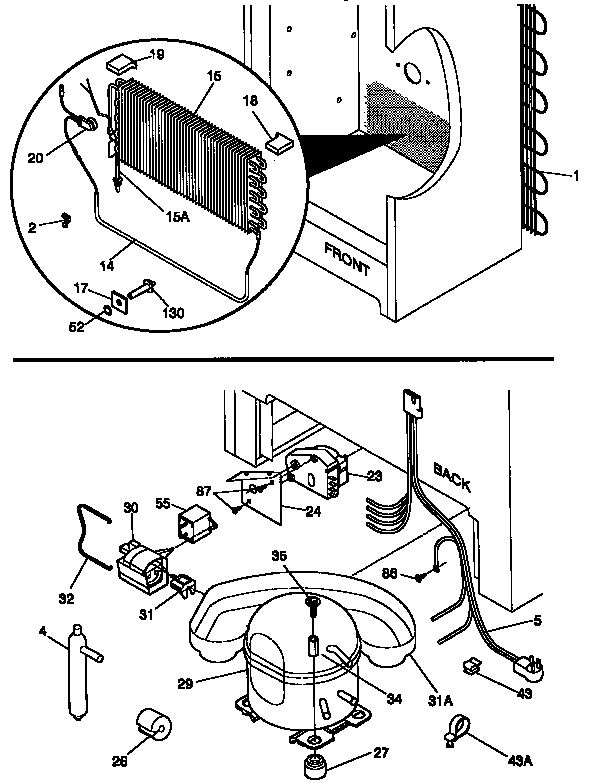 Kenmore 2539266212 system diagram