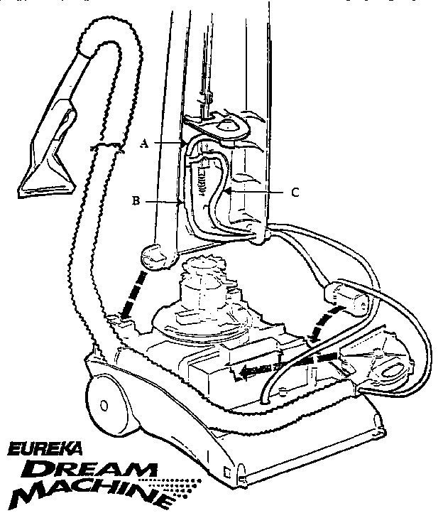 Eureka 2450B tubing diagram