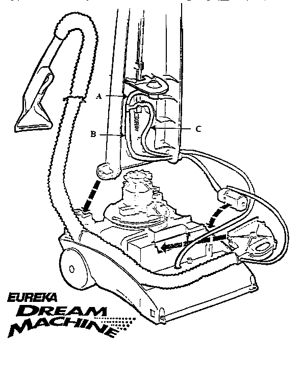 Eureka 2450BT-1 tubing diagram