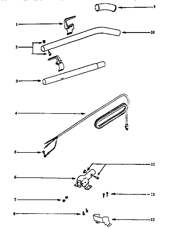 Eureka C2194B hose assembly diagram