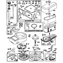 Craftsman 917258110 flywheel/air cleaner assembly and gasket set diagram