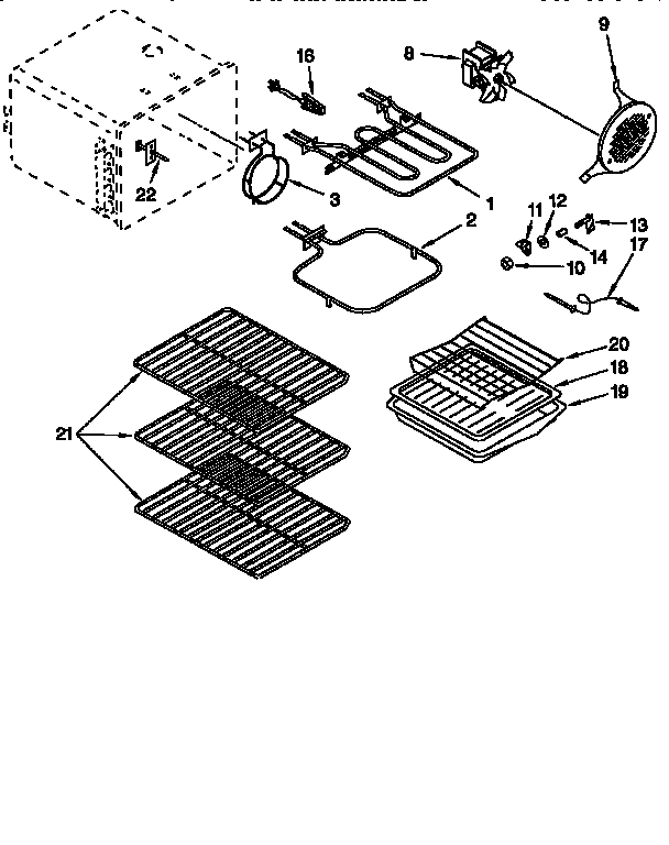 KitchenAid KERC607EAL4 oven diagram