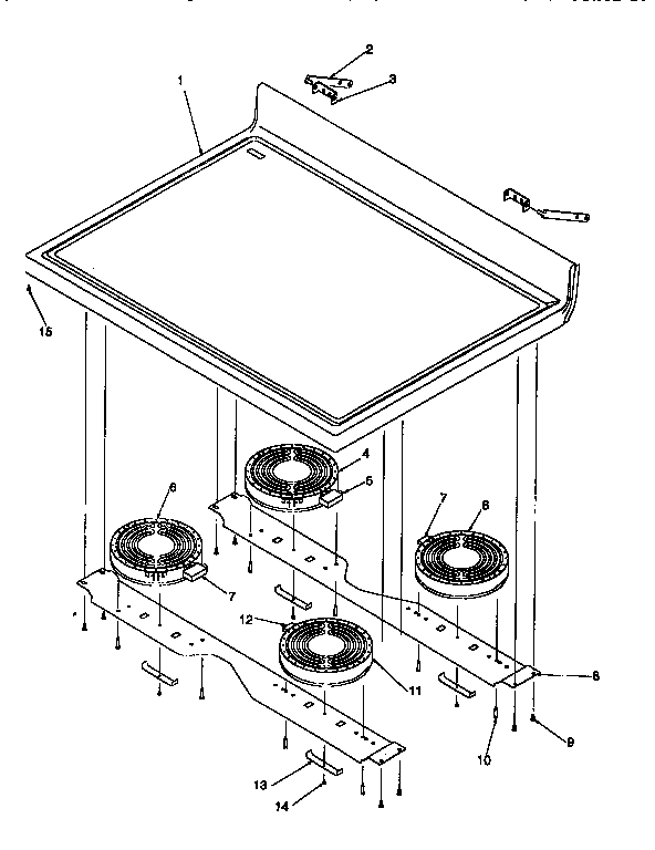 Amana ART6110LL/P1143449NLL main top diagram
