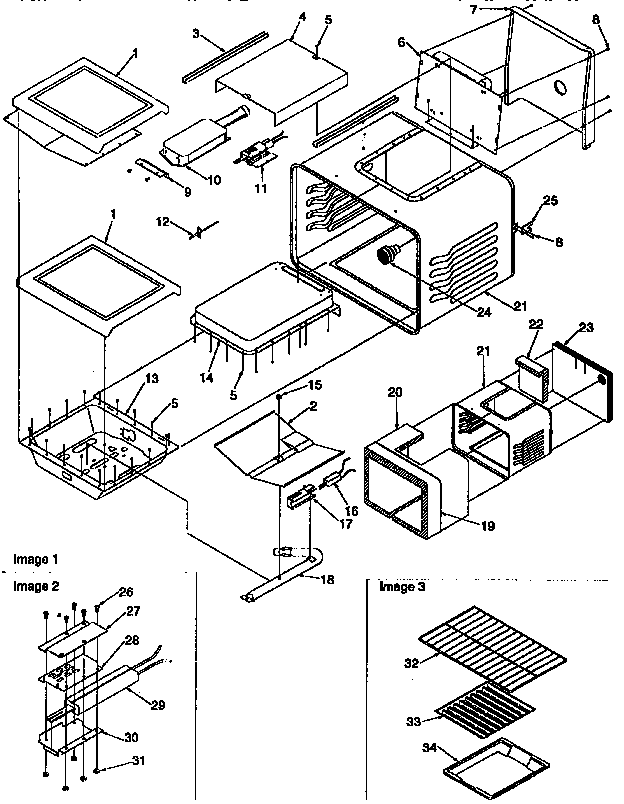 Amana ARG7600L-P1143321NL cavity diagram