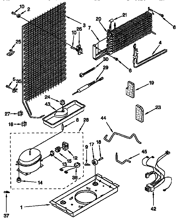 Whirlpool ET14CKXFW02 unit diagram