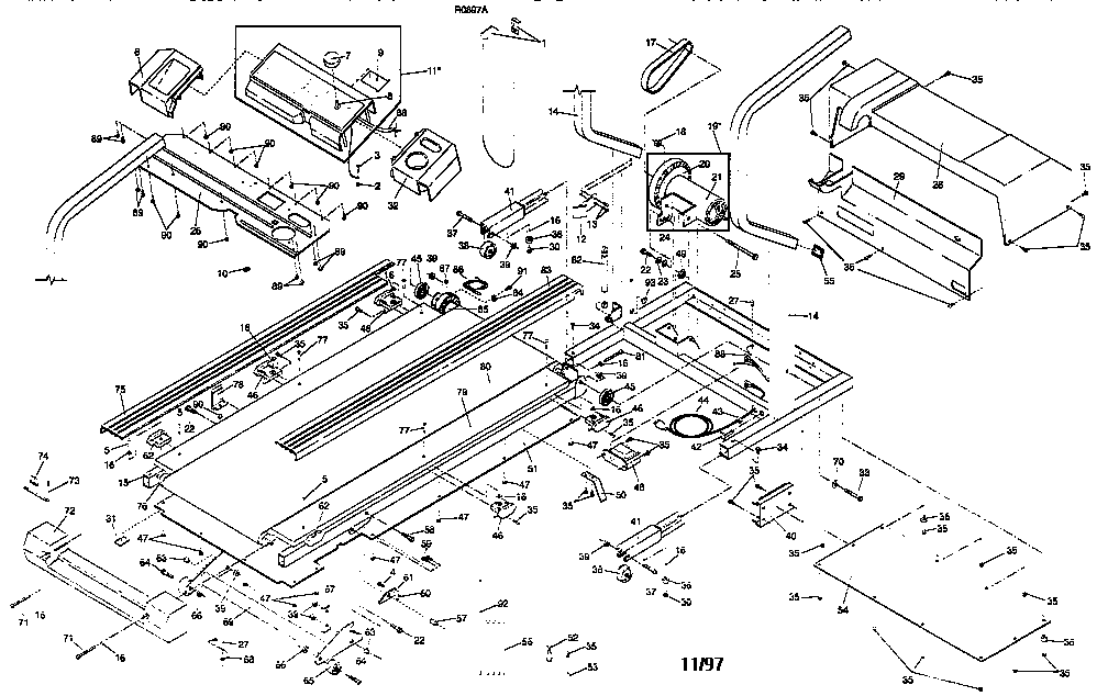 Weslo WLTL31570 unit parts diagram