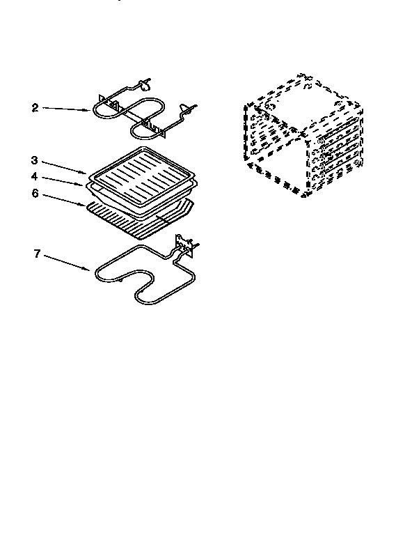 Whirlpool RBD275PDQ1 internal oven diagram