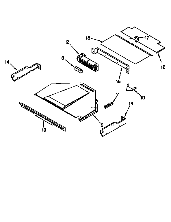 Whirlpool RBD275PDQ1 top venting diagram