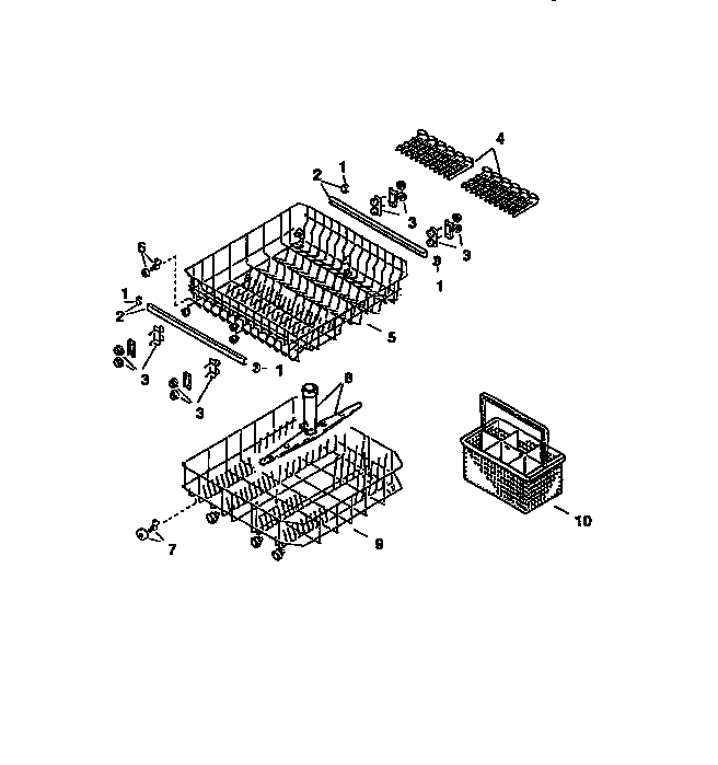 Bosch SMU2046 racks diagram