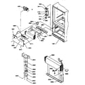 Kenmore 59667275790 evaporator and freezer control assembly diagram