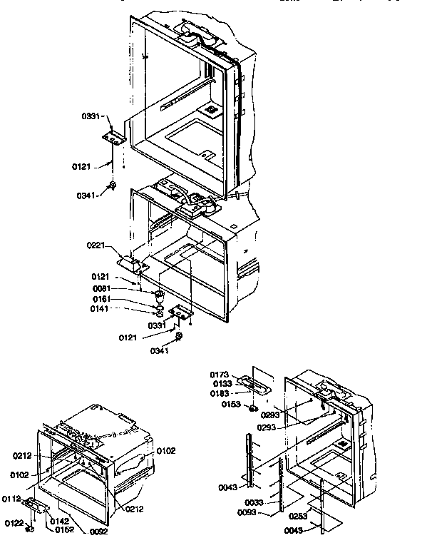Kenmore 59677275790 light switches and drain funnel diagram
