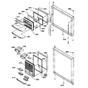 Kenmore 59677275790 door assemblies diagram