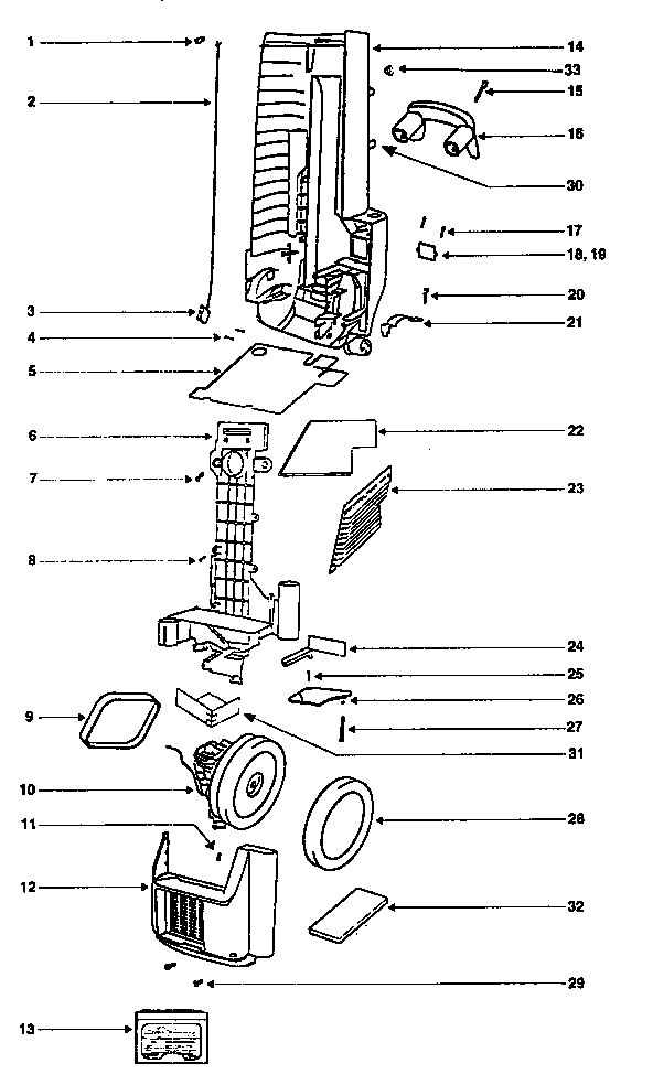 Eureka C6446DT base assembly diagram