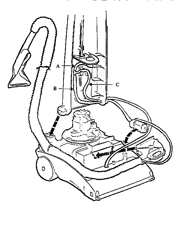 Eureka 2450AT-2 tubing diagram