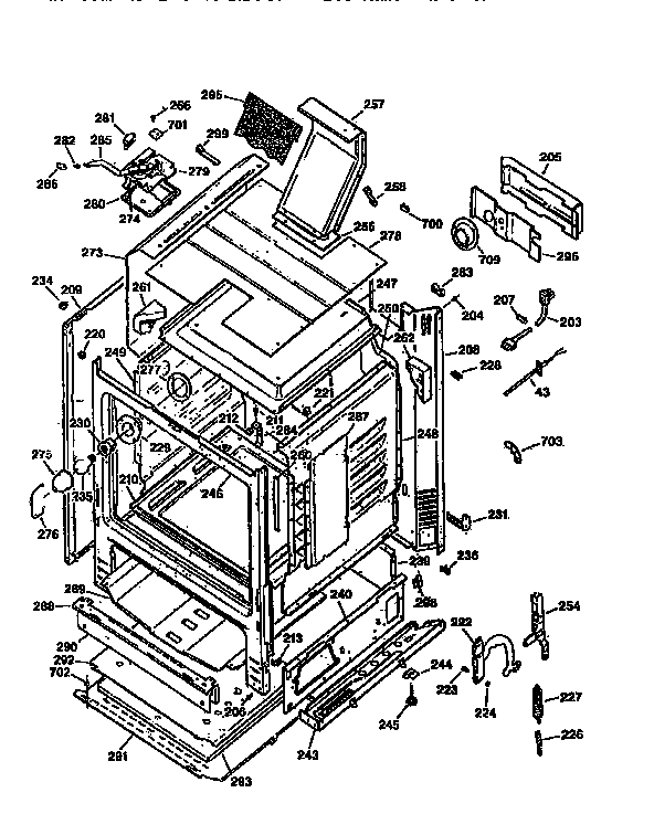Kenmore 36275675690 cabinet diagram