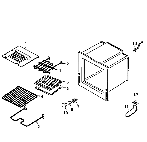 Kenmore 6294576 oven diagram