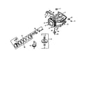 Poulan PR16H42STA crankcase diagram
