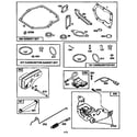 Craftsman 917377522 air cleaner assembly and gasket set diagram